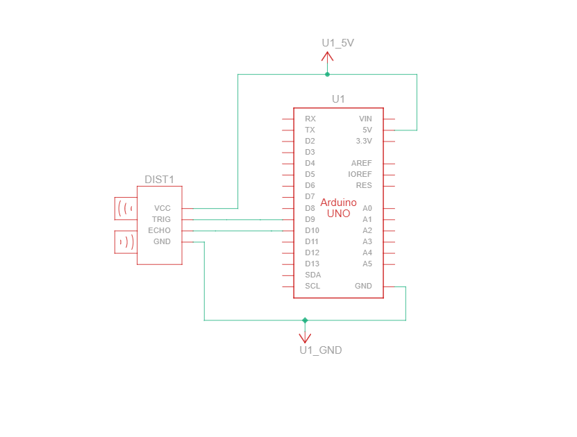 Ultrasonic Sensor Schematic