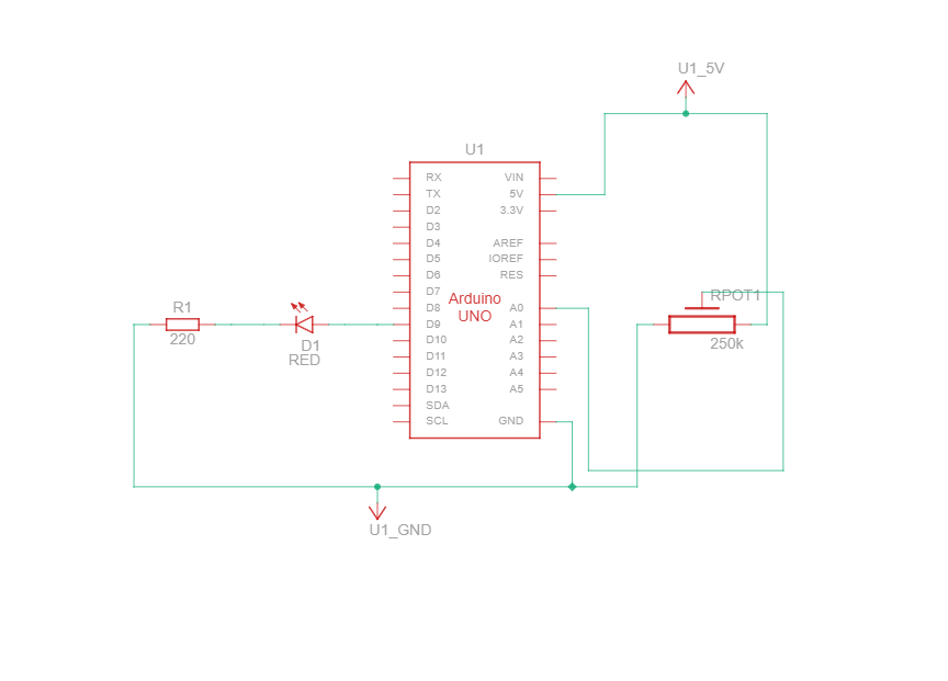 Dimming LED Schematic
